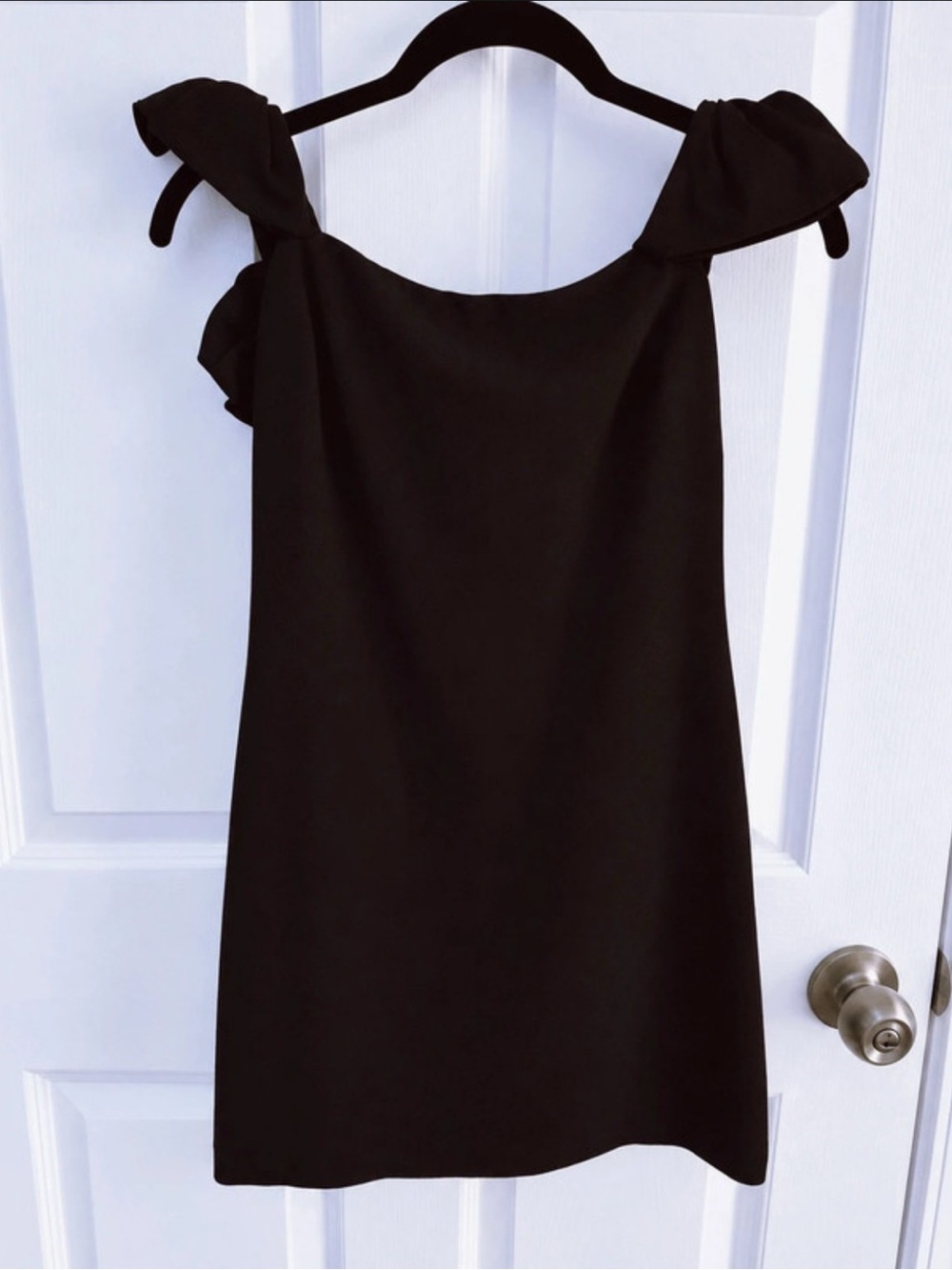 Wild fable off the shoulder bow sleeve mini dress / size xs